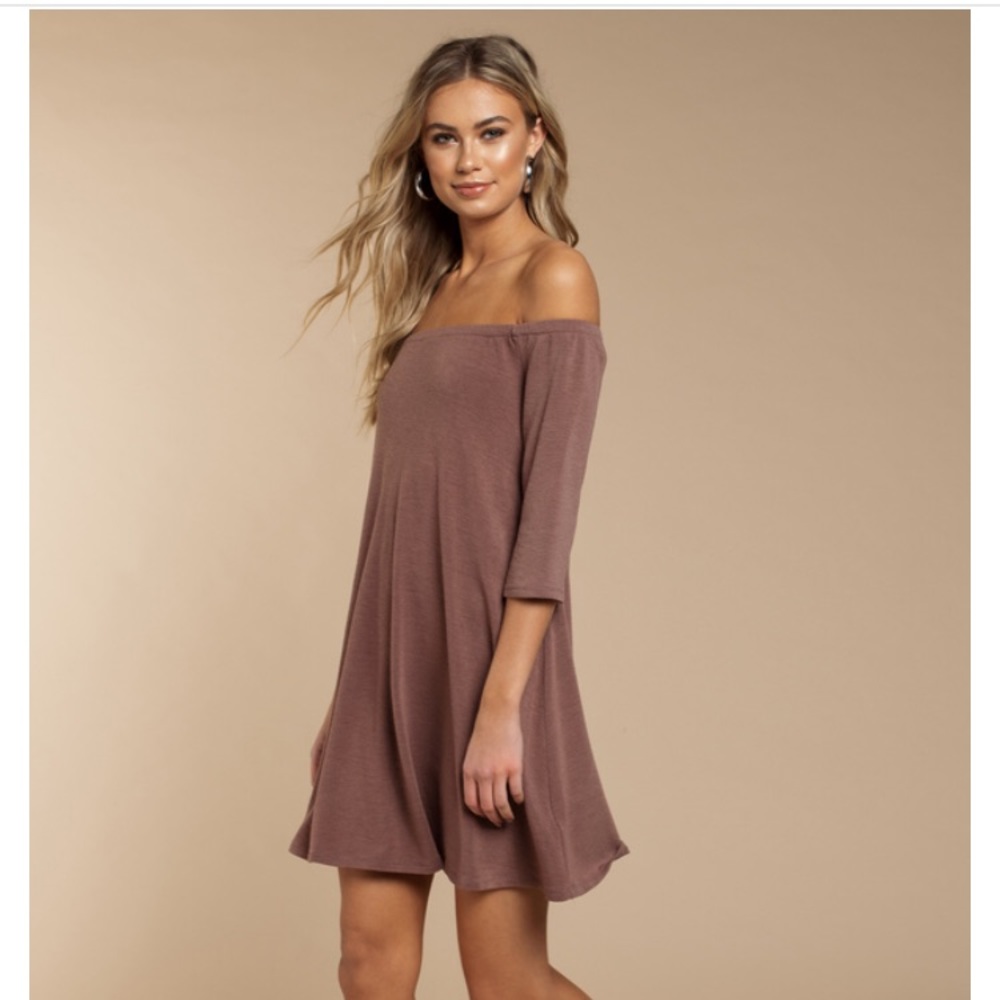 TOBI Mauve Shift Dress